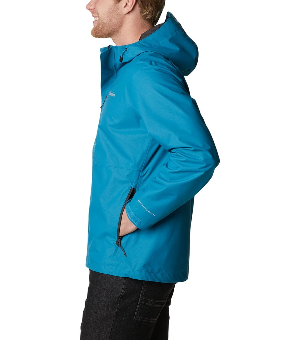 Columbia Hikebound Rain Jacket - Mens Deep Marine 5 Columbia Hikebound Rain Jacket - Mens Deep Marine - Image 3