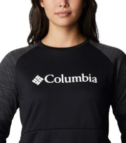 Columbia Windgates Crew Sweatshirt - Womens Black / Black Heather -Columbia Outfit Shop 1665401669 1991791 010 4