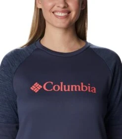 Columbia Windgates Crew Sweatshirt - Womens Nocturnal / Nocturnal Heather -Columbia Outfit Shop 1665401690 1991791 466 4