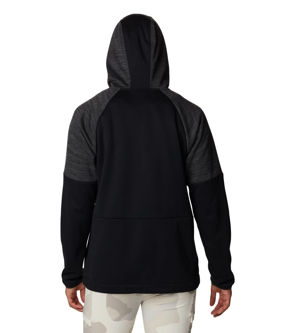 Columbia Windgates Full Zip Fleece Jacket - Womens Black / Black Heather 4 Columbia Windgates Full Zip Fleece Jacket - Womens Black / Black Heather - Image 2