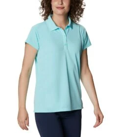 Columbia PFG Innisfree S/S Polo - Womens Gulf Stream -Columbia Outfit Shop 1665401797 FL6087 500 5