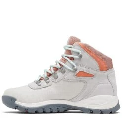 Columbia Newton Ridge Canvas Waterproof Hiking Boots - Womens Nimbus Grey / Coral Glow -Columbia Outfit Shop 1665569789 1889141 043 3