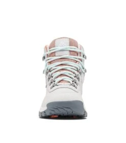 Columbia Newton Ridge Canvas Waterproof Hiking Boots - Womens Nimbus Grey / Coral Glow -Columbia Outfit Shop 1665569791 1889141 043 5