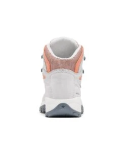 Columbia Newton Ridge Canvas Waterproof Hiking Boots - Womens Nimbus Grey / Coral Glow -Columbia Outfit Shop 1665569793 1889141 043 6