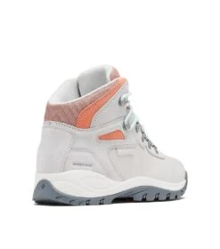 Columbia Newton Ridge Canvas Waterproof Hiking Boots - Womens Nimbus Grey / Coral Glow -Columbia Outfit Shop 1665569794 1889141 043 7