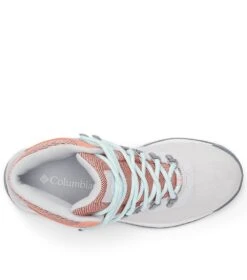 Columbia Newton Ridge Canvas Waterproof Hiking Boots - Womens Nimbus Grey / Coral Glow -Columbia Outfit Shop 1665569795 1889141 043 8