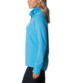 Columbia Glacial IV Half Zip Fleece Top - Womens Blue Chill -Columbia Outfit Shop 1666027398 1802201 422 3