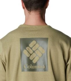 Columbia Logo Fleece Crew - Mens Savory Heather -Columbia Outfit Shop 1666027407 1884931 328 5