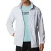 Columbia Alpine Chill Windbreaker Jacket - Mens White / Columbia Grey Stripe