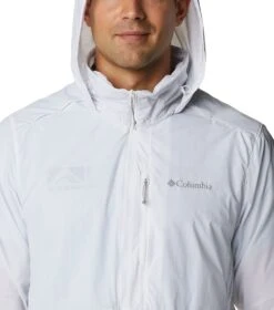 Columbia Alpine Chill Windbreaker Jacket - Mens White / Columbia Grey Stripe -Columbia Outfit Shop 1666177876 1988701 100 4