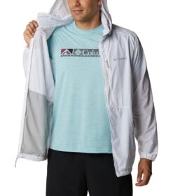 Columbia Alpine Chill Windbreaker Jacket - Mens White / Columbia Grey Stripe -Columbia Outfit Shop 1666177878 1988701 100 5