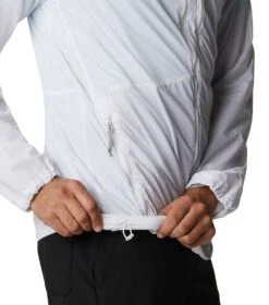 Columbia Alpine Chill Windbreaker Jacket - Mens White / Columbia Grey Stripe -Columbia Outfit Shop 1666177880 1988701 100 7