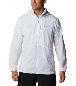 Columbia Alpine Chill Windbreaker Jacket - Mens White / Columbia Grey Stripe -Columbia Outfit Shop 1666177883 1988701 100 9