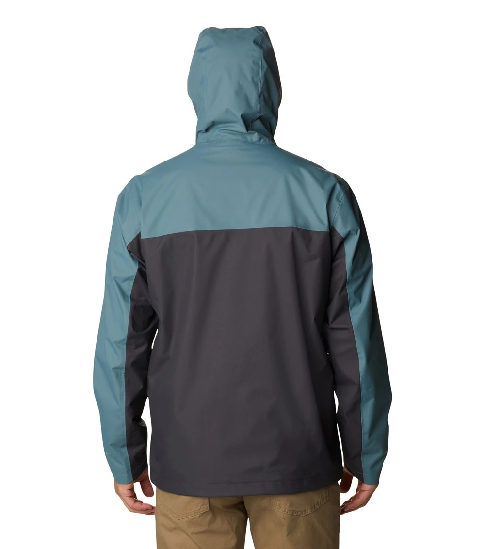 Columbia Hikebound Rain Jacket - Mens Metal / Shark 4 Columbia Hikebound Rain Jacket - Mens Metal / Shark - Image 2