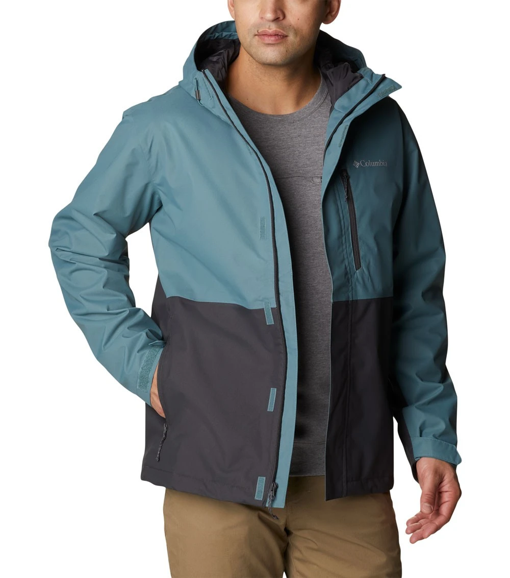 Columbia Hikebound Rain Jacket - Mens Metal / Shark 9 Columbia Hikebound Rain Jacket - Mens Metal / Shark - Image 7