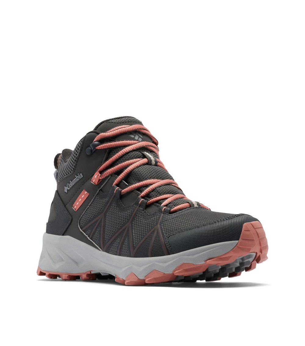 Columbia Peakfreak II Mid OutDry Hiking Shoe - Womens Dark Grey / Dark Coral 4 Columbia Peakfreak II Mid OutDry Hiking Shoe - Womens Dark Grey / Dark Coral - Image 2