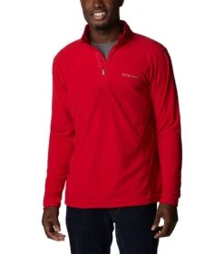 Columbia Klamath Range II Half Zip Fleece Top - Mens Mountain Red