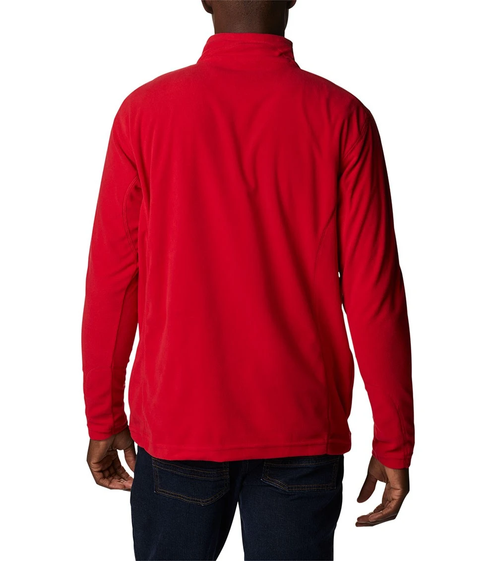 Columbia Klamath Range II Half Zip Fleece Top - Mens Mountain Red 4 Columbia Klamath Range II Half Zip Fleece Top - Mens Mountain Red - Image 2