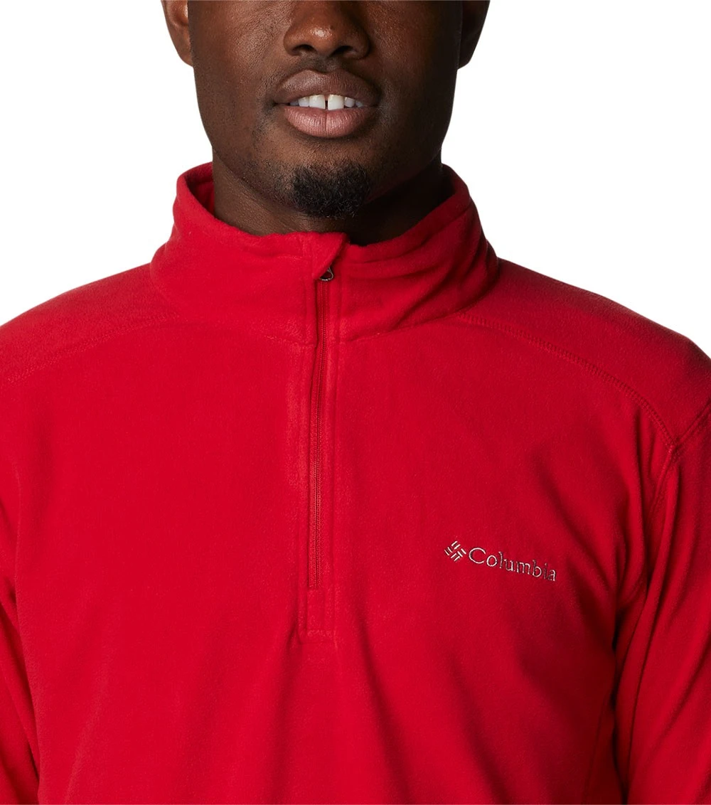 Columbia Klamath Range II Half Zip Fleece Top - Mens Mountain Red 6 Columbia Klamath Range II Half Zip Fleece Top - Mens Mountain Red - Image 4