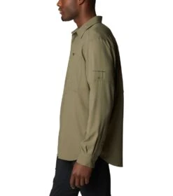Columbia Silver Ridge Utility Lite L/S Shirt - Mens Stone Green -Columbia Outfit Shop 1668695783 2012931 397 3