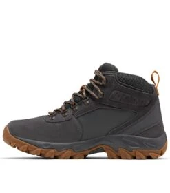 Columbia Newton Ridge Plus II Suede Waterproof Hiking Boots - Mens Dark Grey / Gold Amber -Columbia Outfit Shop 1668793608 BM2812 090 3