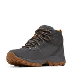Columbia Newton Ridge Plus II Suede Waterproof Hiking Boots - Mens Dark Grey / Gold Amber -Columbia Outfit Shop 1668793609 BM2812 090 4