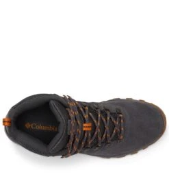 Columbia Newton Ridge Plus II Suede Waterproof Hiking Boots - Mens Dark Grey / Gold Amber -Columbia Outfit Shop 1668793613 BM2812 090 8