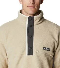 Columbia Helvetia Half Snap Retro Fleece Pullover - Mens Ancient Fossil -Columbia Outfit Shop 1669913135 1889851 271 4