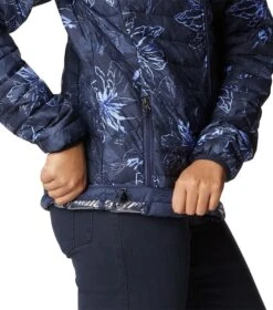 Columbia Powder Lite Hooded Insulated Jacket - Womens Nocturnal Aurelian Print -Columbia Outfit Shop 1669998635 1699071 474 7