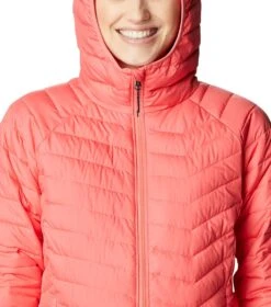 Columbia Powder Lite Hooded Insulated Jacket - Womens Blush Pink -Columbia Outfit Shop 1669998641 1699071 614 4