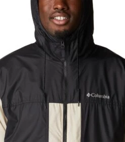 Columbia Flash Challenger Lined Windbreaker - Mens Ancient Fossil / Black -Columbia Outfit Shop 1670425917 2008261 271 4