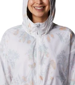 Columbia Poe Creek Jacket - Womens White Radical Botanical Print -Columbia Outfit Shop 1671634842 1887291 101 4