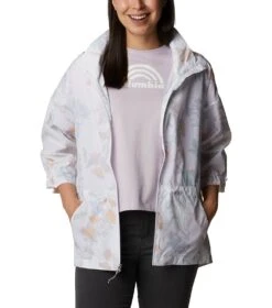 Columbia Poe Creek Jacket - Womens White Radical Botanical Print -Columbia Outfit Shop 1671634844 1887291 101 6