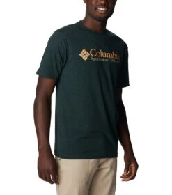 Columbia CSC Basic Logo S/S Tee - Mens Spruce Heather / CSC Retro Logo -Columbia Outfit Shop 1674051575 1680051 372 5