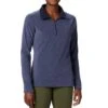 Columbia Glacial IV Half Zip Fleece Top - Womens Nocturnal -Columbia Outfit Shop 1674051579 1802201 466 1