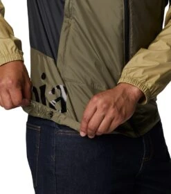 Columbia Point Park Windbreaker Jacket - Mens Stone Green / Savory / Black -Columbia Outfit Shop 1674051612 1890072 398 7