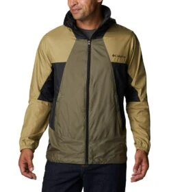 Columbia Point Park Windbreaker Jacket - Mens Stone Green / Savory / Black -Columbia Outfit Shop 1674051613 1890072 398 9