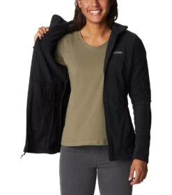 Columbia Basin Trail III Full Zip Fleece Jacket - Womens Black -Columbia Outfit Shop 1674051621 1938041 010 5