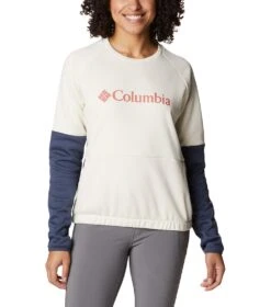 Columbia Windgates Crew Sweatshirt - Womens Chalk / Nocturnal