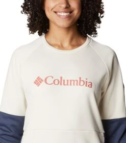 Columbia Windgates Crew Sweatshirt - Womens Chalk / Nocturnal -Columbia Outfit Shop 1674051650 1991791 191 4