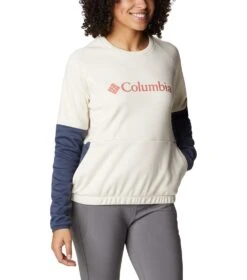 Columbia Windgates Crew Sweatshirt - Womens Chalk / Nocturnal -Columbia Outfit Shop 1674051650 1991791 191 5
