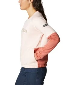 Columbia Windgates Crew Sweatshirt - Womens Peach Blossom / Dark Coral -Columbia Outfit Shop 1674051652 1991791 890 3
