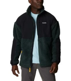 Columbia Ballistic Ridge Full Zip Fleece Jacket - Mens Spruce / Black -Columbia Outfit Shop 1674051674 2012271 370 8