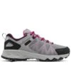 Columbia Peakfreak II Low Outdry Hiking Shoes - Womens Monument / Wild Fuchsia -Columbia Outfit Shop 1674055854 2005131 036 1