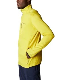 Columbia Park View Fleece Full Zip Jacket - Mens Laser Lemon Heather -Columbia Outfit Shop 1674217009 1952221 716 3