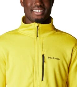 Columbia Park View Fleece Full Zip Jacket - Mens Laser Lemon Heather -Columbia Outfit Shop 1674217010 1952221 716 4