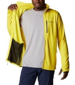 Columbia Park View Fleece Full Zip Jacket - Mens Laser Lemon Heather -Columbia Outfit Shop 1674217011 1952221 716 5