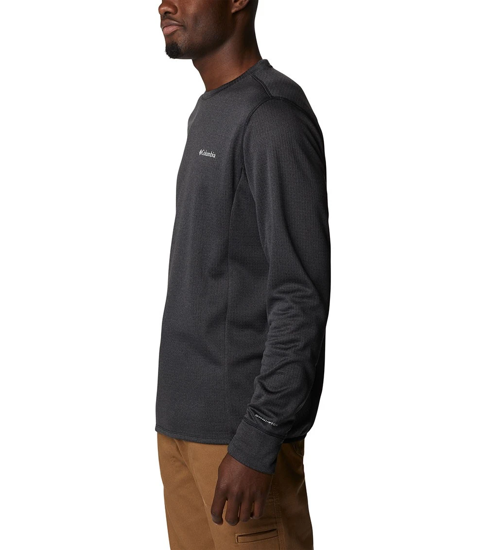 Columbia Park View Crew Pullover Shirt - Mens Black Heather 5 Columbia Park View Crew Pullover Shirt - Mens Black Heather - Image 3