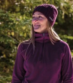 Columbia Glacial IV Half Zip Fleece Top - Womens Marionberry -Columbia Outfit Shop 1674217052 1802201 616 8