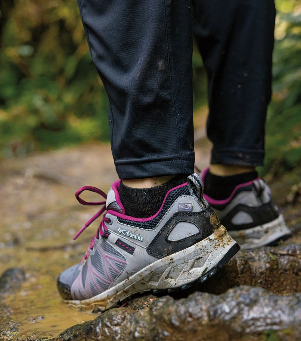 Columbia Peakfreak II Low Outdry Hiking Shoes - Womens Monument / Wild Fuchsia 14 Columbia Peakfreak II Low Outdry Hiking Shoes - Womens Monument / Wild Fuchsia - Image 12
